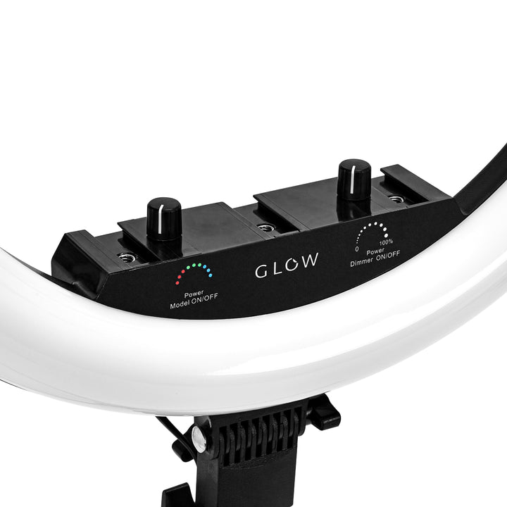 Ringlamp met Statief Glow 18" 45W Zwart RGB - afbeelding 11