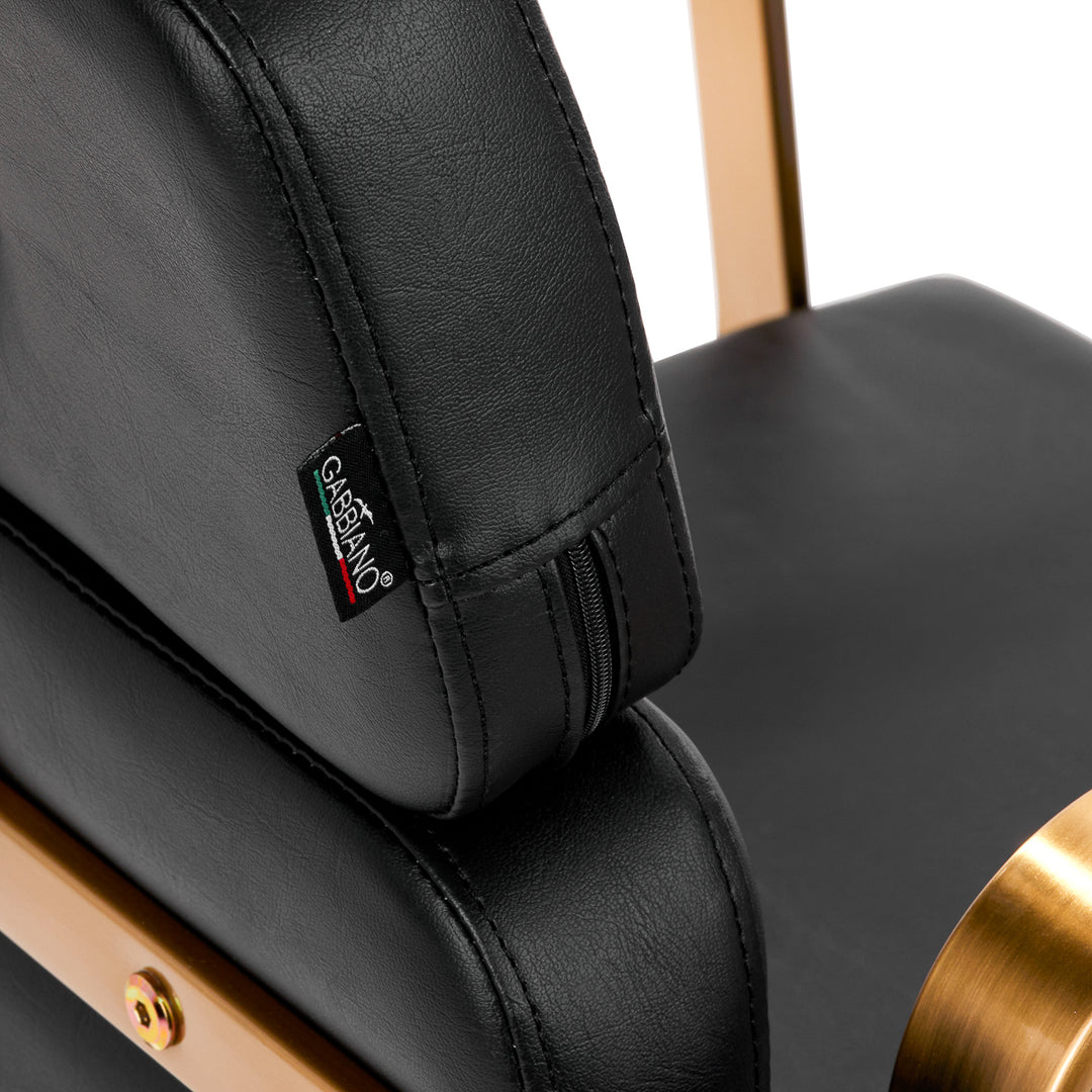 Kappersstoel Gabbiano Porto Goud-Zwart - afbeelding 7