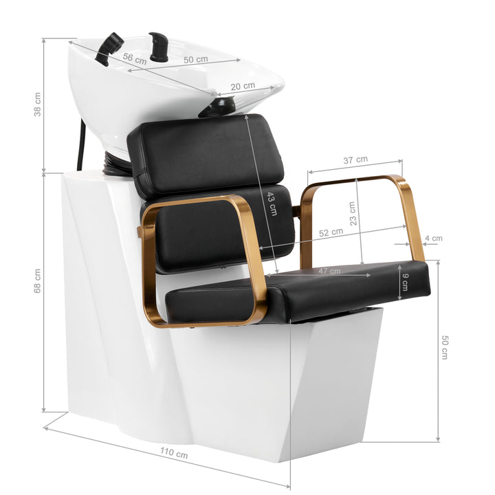 Wasunit Gabbiano Porto Goud-Zwart - afbeelding 13