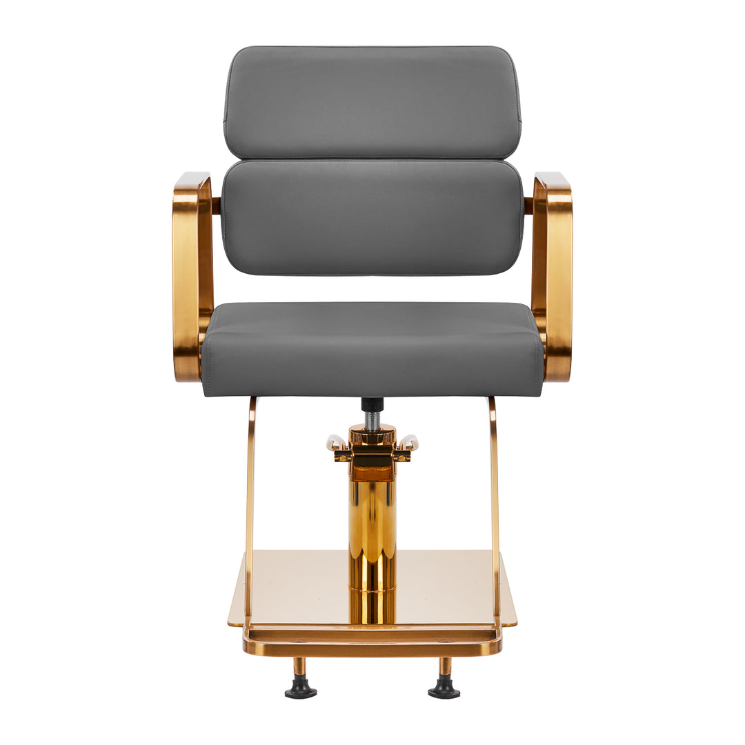 Kappersstoel Gabbiano Porto Goud-Grijs - afbeelding 3