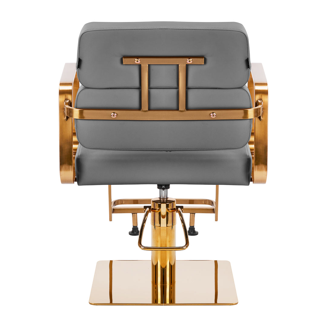 Kappersstoel Gabbiano Porto Goud-Grijs - afbeelding 4