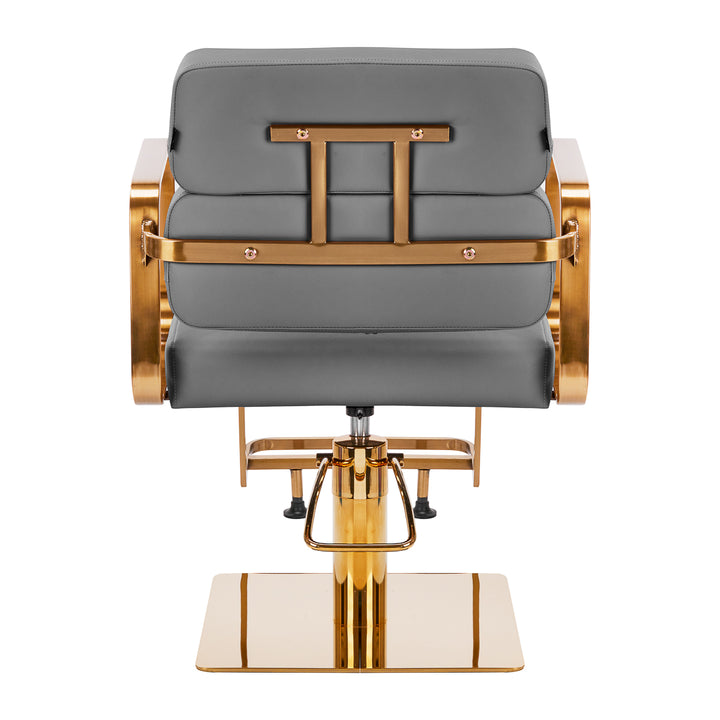 Kappersstoel Gabbiano Porto Goud-Grijs - afbeelding 4