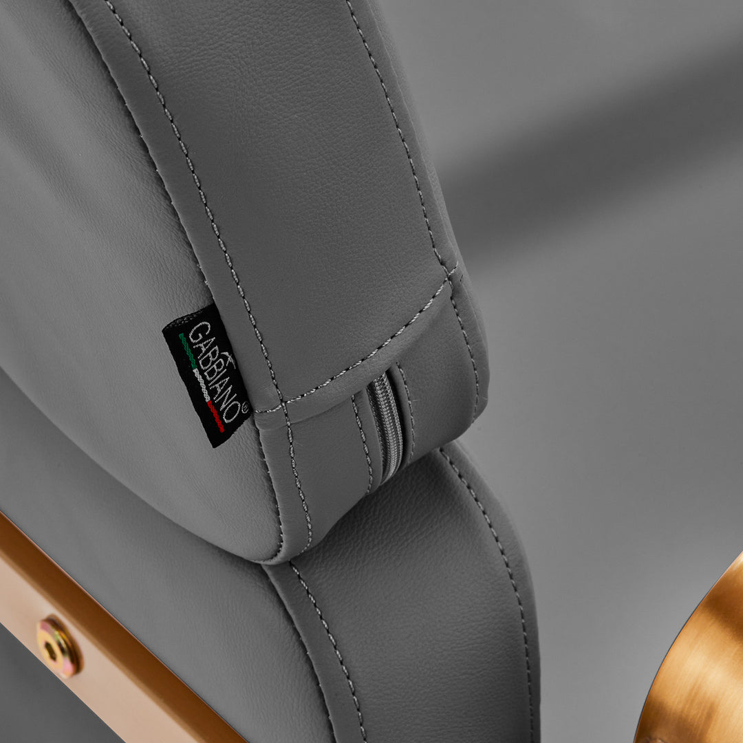 Kappersstoel Gabbiano Porto Goud-Grijs - afbeelding 7