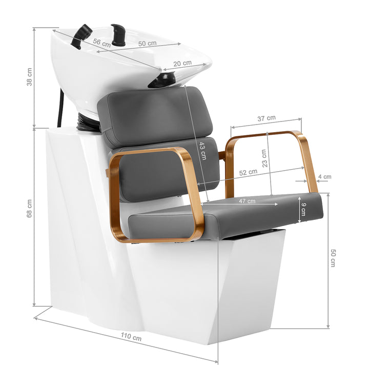 Wasunit Gabbiano Porto Goud-Grijs - afbeelding 12
