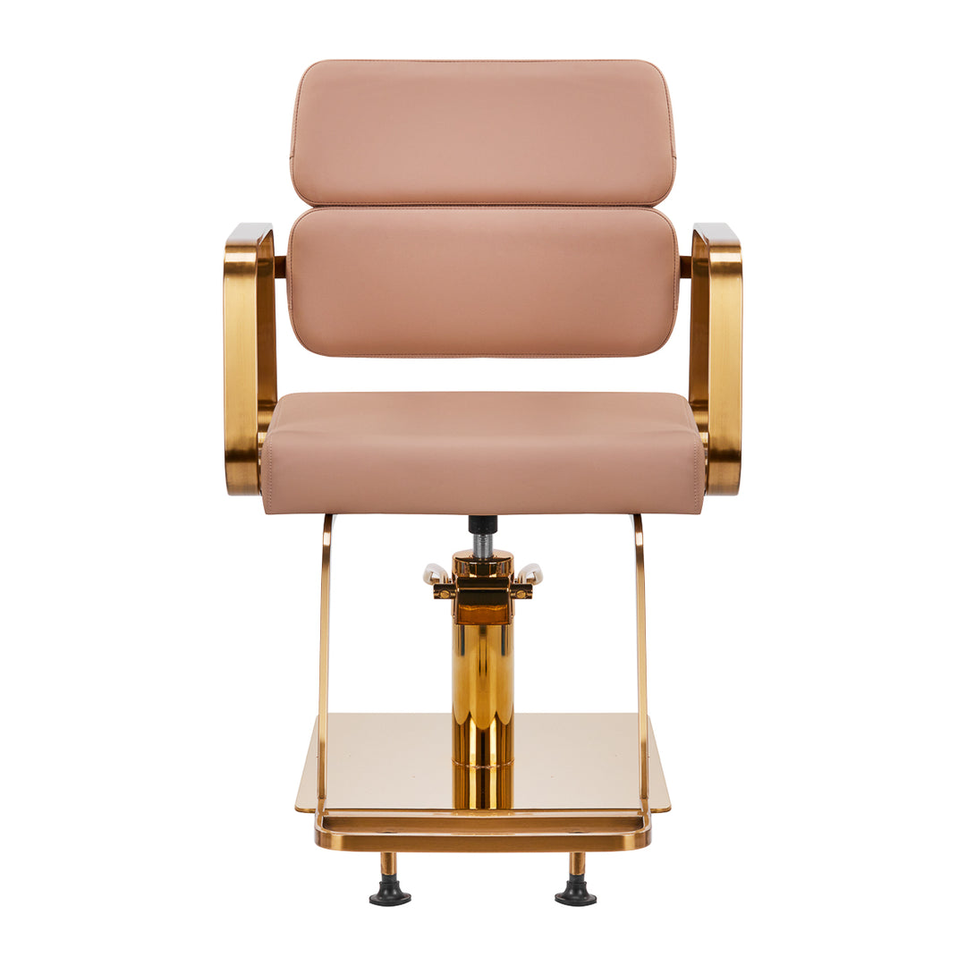 Kappersstoel Gabbiano Porto Goud-Beige - afbeelding 3