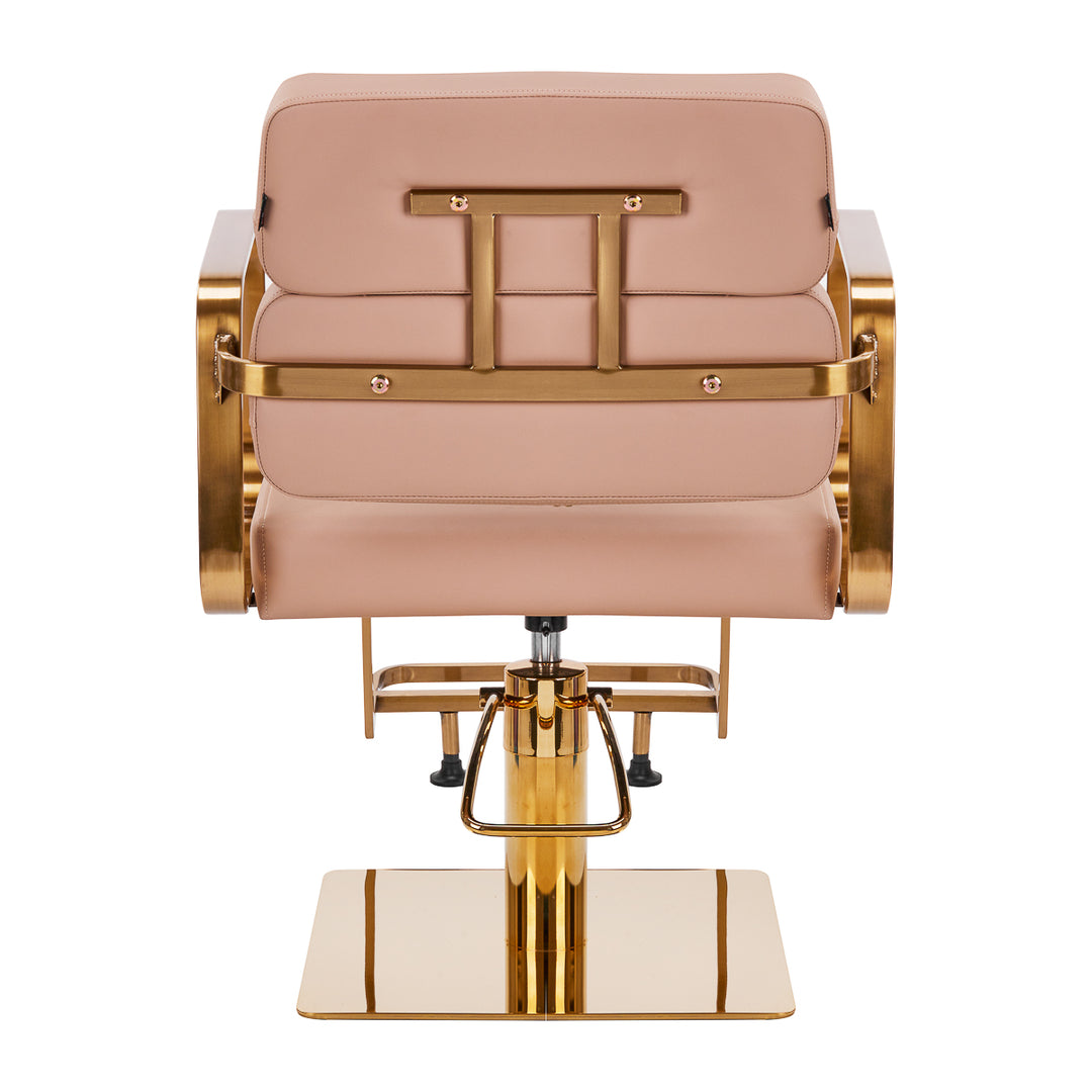 Kappersstoel Gabbiano Porto Goud-Beige - afbeelding 4
