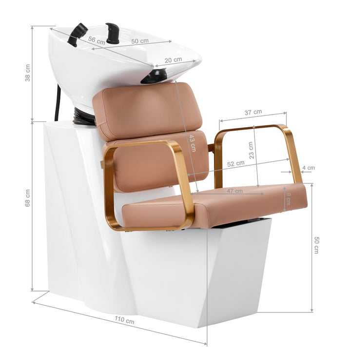 Wasunit Gabbiano Porto Goud-Beige - afbeelding 12