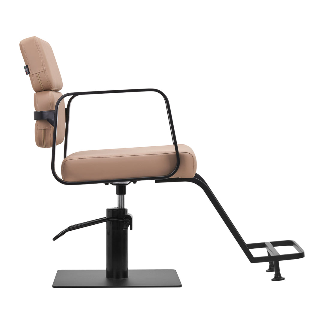 Kappersstoel Gabbiano Porto Zwart-Beige - afbeelding 2