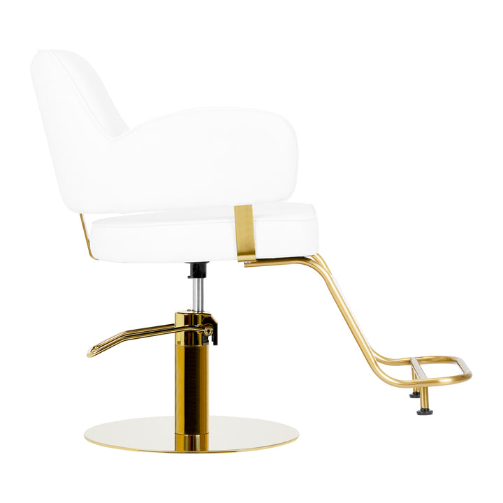 Kappersstoel Gabbiano Linz NQ Goud-Wit - afbeelding 4