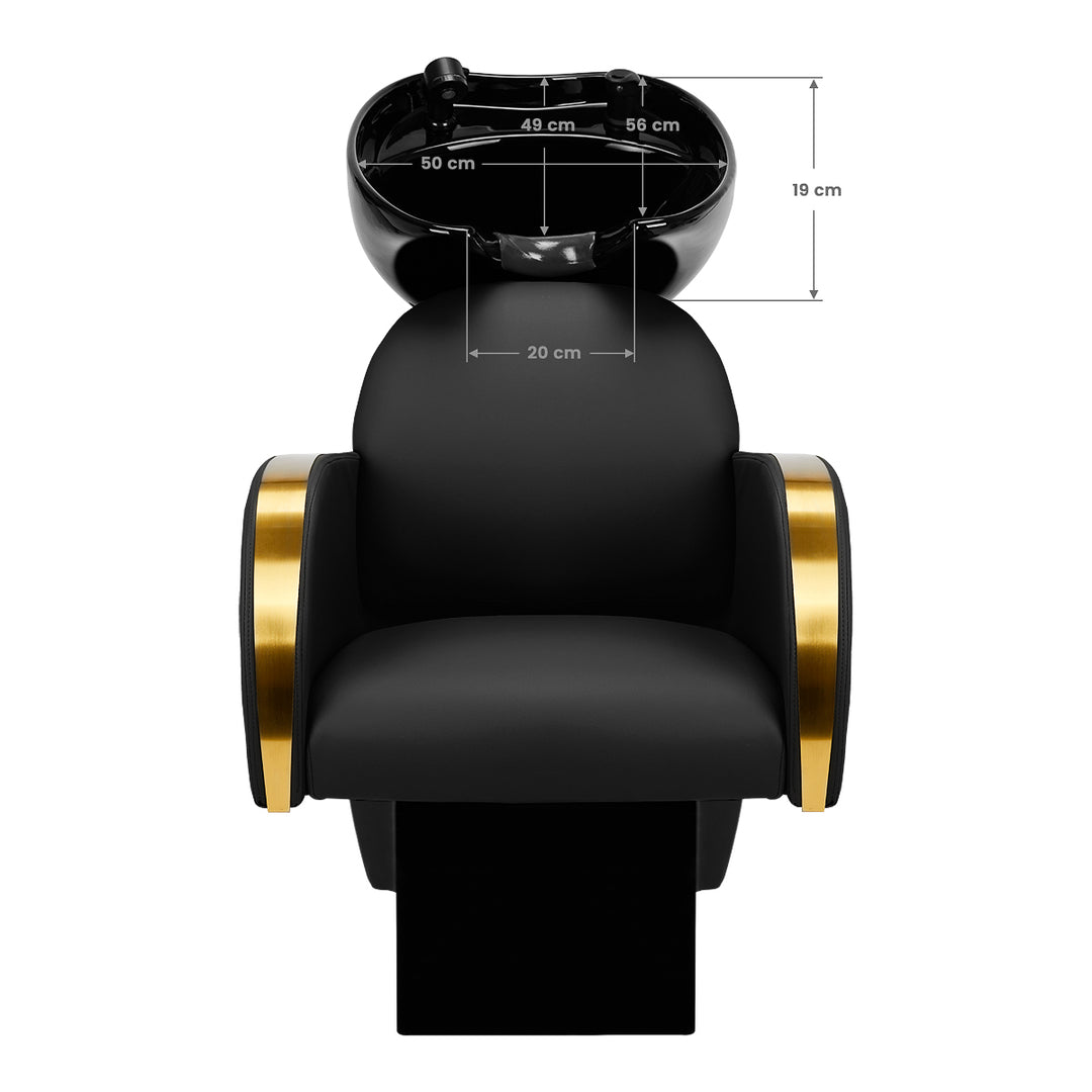 Wasunit Gabbiano Malaga Goud-Zwart - afbeelding 10