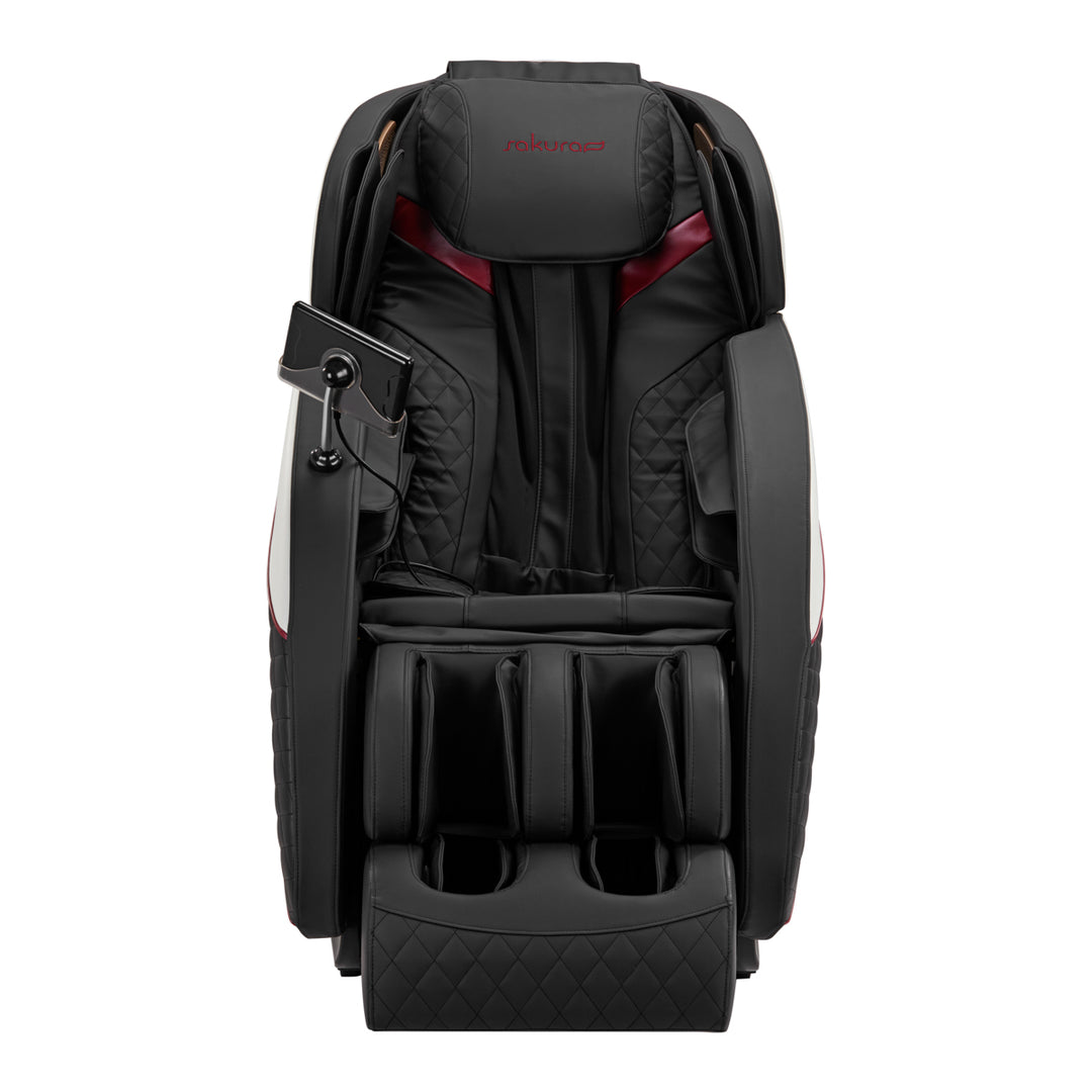 Massagestoel Elektrisch Sakura Standard 801 Zwart-Rood - afbeelding 2