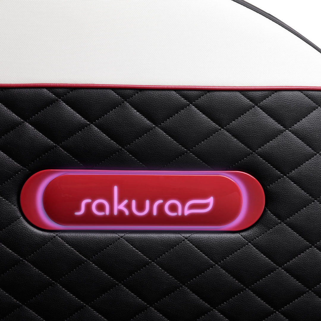 Massagestoel Elektrisch Sakura Standard 801 Zwart-Rood - afbeelding 13
