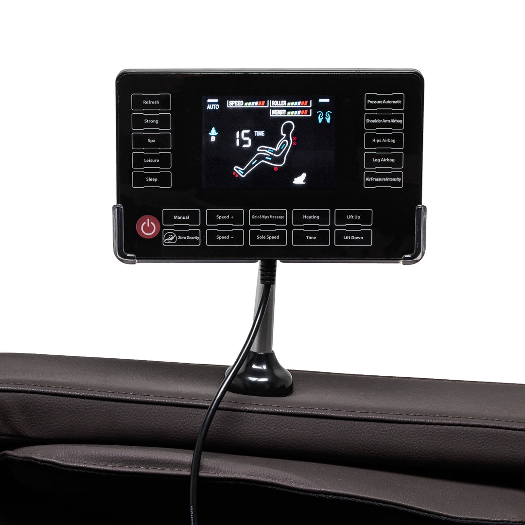 Massagestoel Elektrisch Sakura Classic 306A Bruin - afbeelding 8