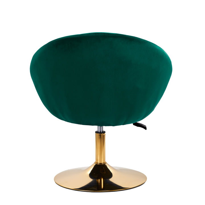 Draaistoel Fluweel Verstelbaar 4Rico QS-BL12B Groen - afbeelding 4