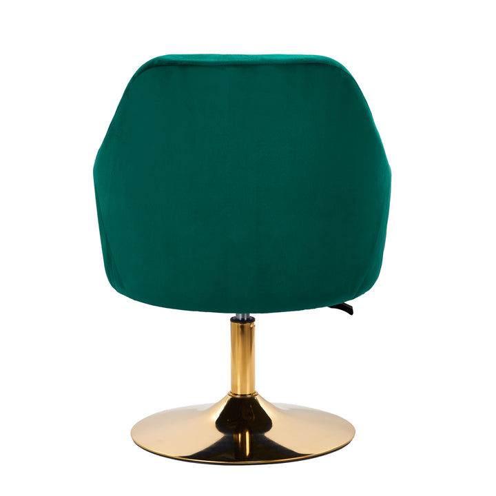 Draaistoel Fluweel Verstelbaar 4Rico QS-BL14G Groen - afbeelding 4