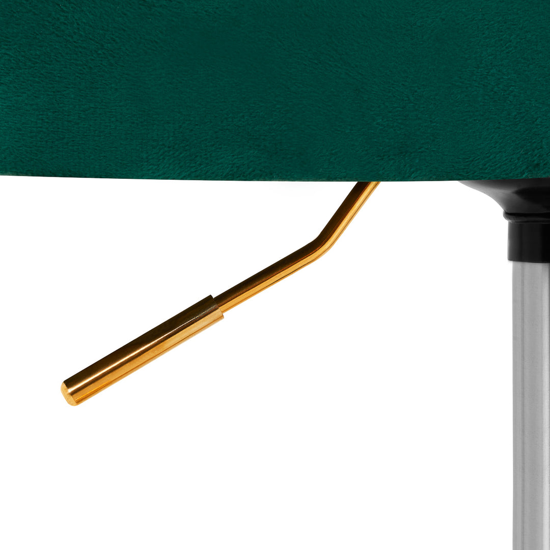 Salonstoel Fluweel Verstelbaar 4Rico QS-OF213G Goud-Groen - afbeelding 8