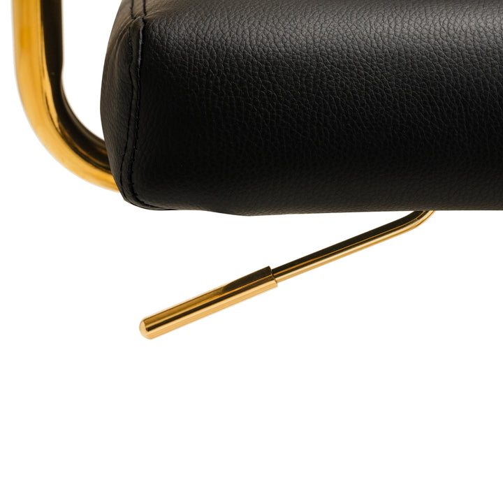 Salonstoel met Wielen QS-OF211G Goud-Zwart - afbeelding 9