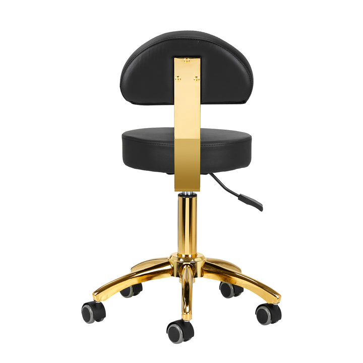 Tabouret Verstelbaar AM-304G Goud-Zwart - afbeelding 4