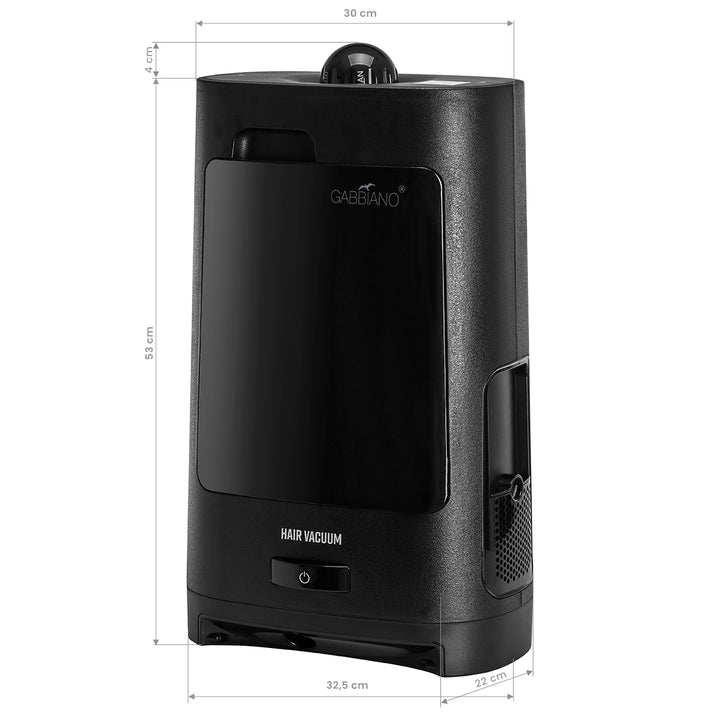 Kappersstofzuiger Staand Gabbiano Automatic 1400W Zwart - afbeelding 12