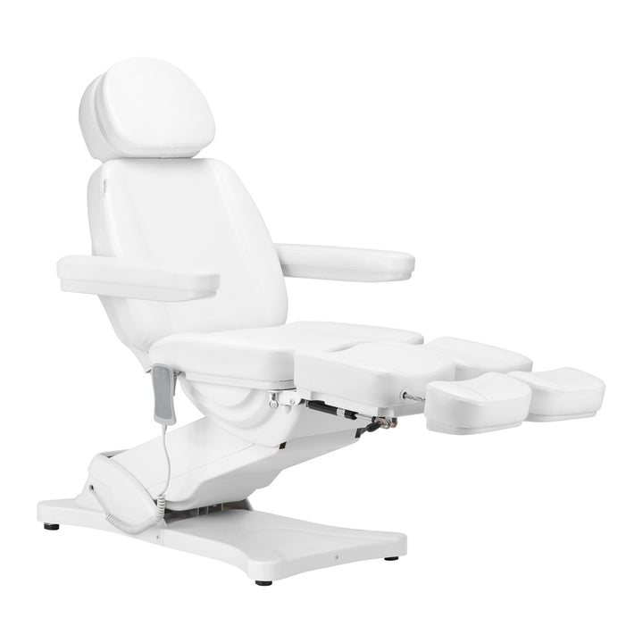 Behandelstoel Elektrisch Sillon Classic Pedi 2 Motoren Wit - afbeelding 3