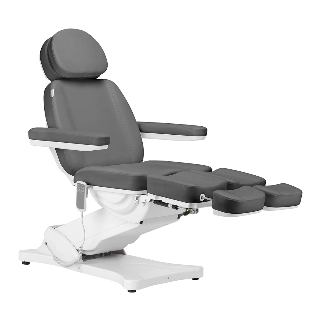 Behandelstoel Elektrisch Sillon Classic Pedi 2 Motoren Grijs - afbeelding 3
