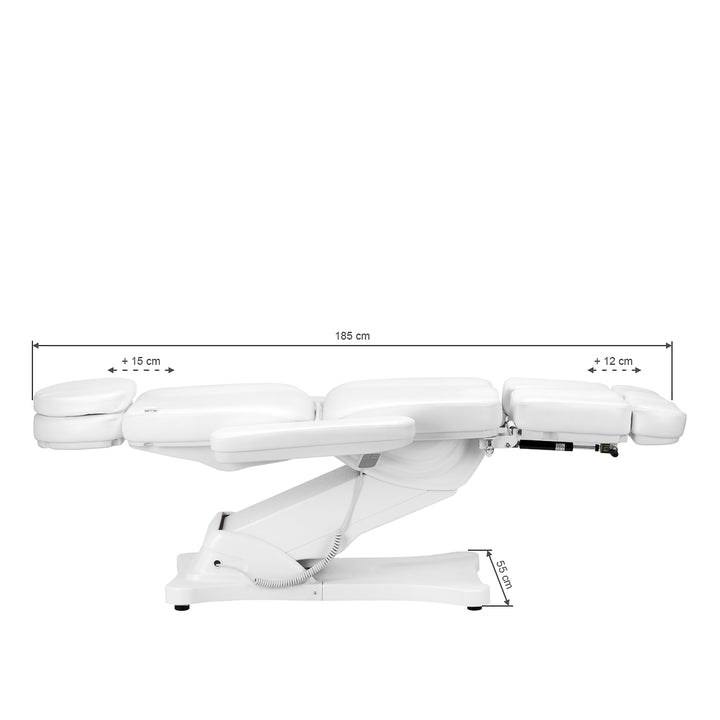 Behandelstoel Elektrisch Sillon Classic 3 Motoren Kantelbaar Wit - afbeelding 20