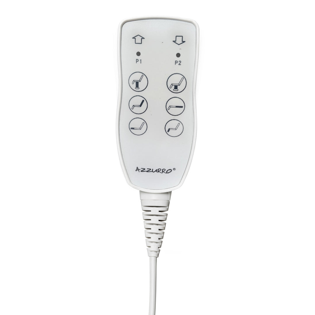 Behandelstoel Elektrisch Azurro 891 3 Motoren Grijs - afbeelding 10
