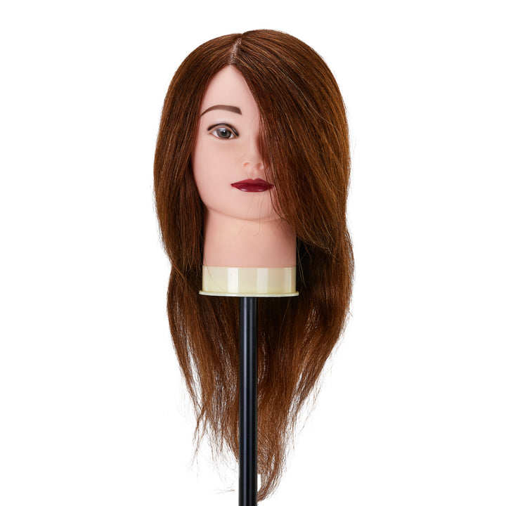 Kappershoofd Gabbiano WZ1 Echt Haar 30 cm Bruin - afbeelding 2