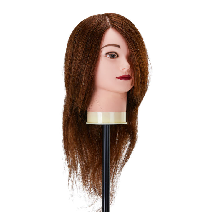 Kappershoofd Gabbiano WZ1 Echt Haar 30 cm Bruin - afbeelding 3