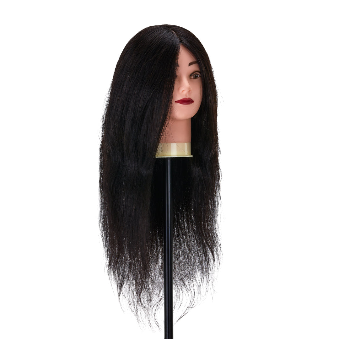 Kappershoofd Gabbiano WZ1 Echt Haar 42 cm Zwart - afbeelding 3