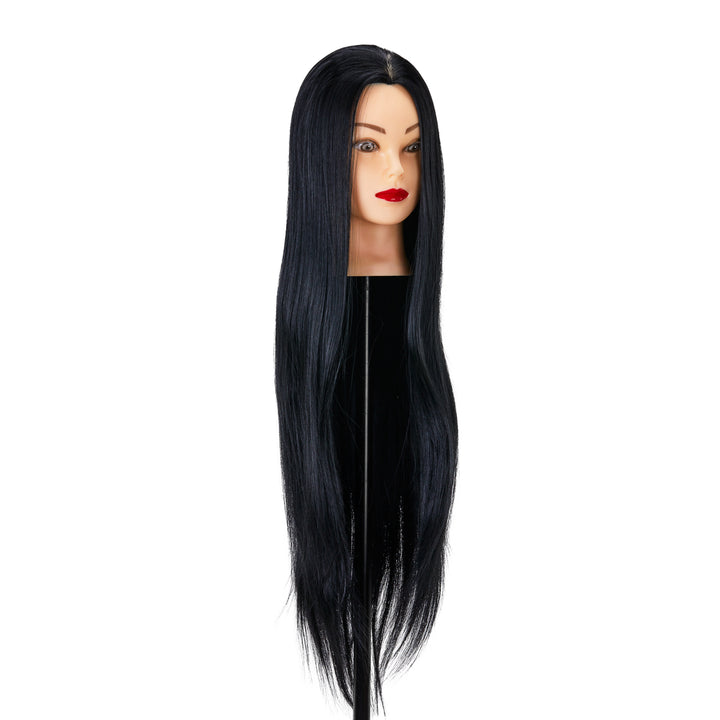 Kappershoofd Gabbiano WZ2 Synthetisch Haar 55 cm Zwart - afbeelding 3