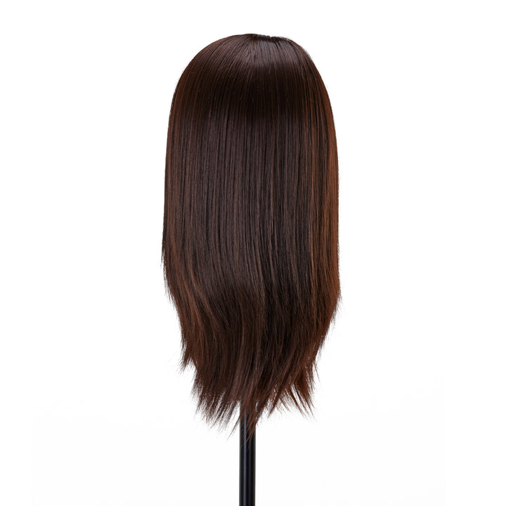 Kappershoofd met Baard Gabbiano WZ4 Synthetisch Haar Bruin - afbeelding 4