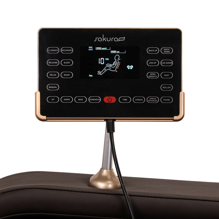 Massagestoel Elektrisch Sakura Comfort Plus 806 Bruin - afbeelding 17