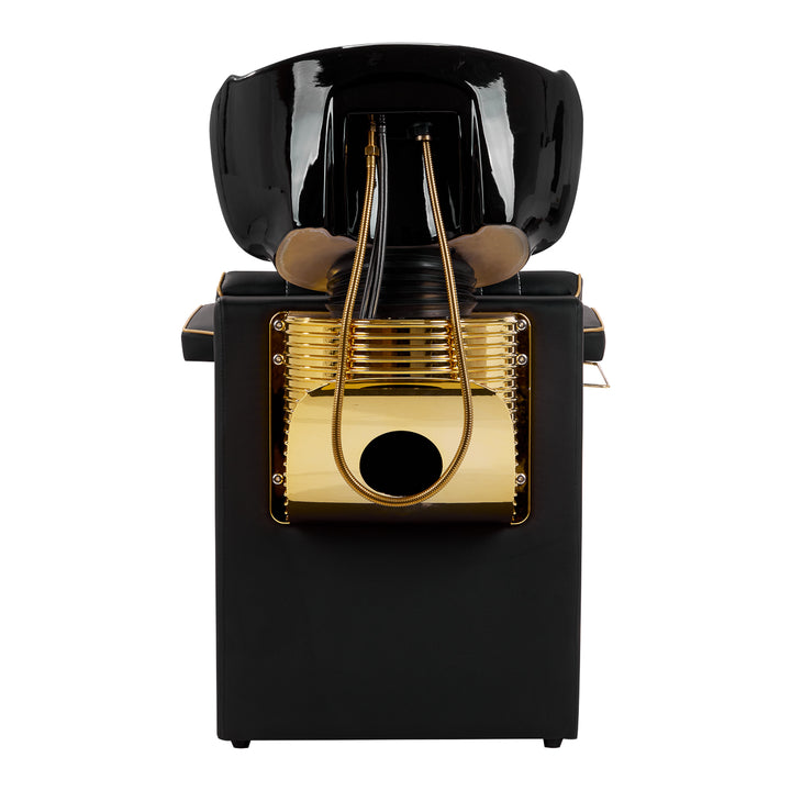 Barber Wasunit Gabbiano Marcus Zwart-Goud - afbeelding 4