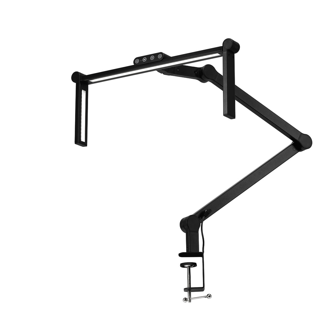 LED Lamp met Klem en Instelbare Kleur- en Lichtintensiteit Glow L03 Zwart - afbeelding 3