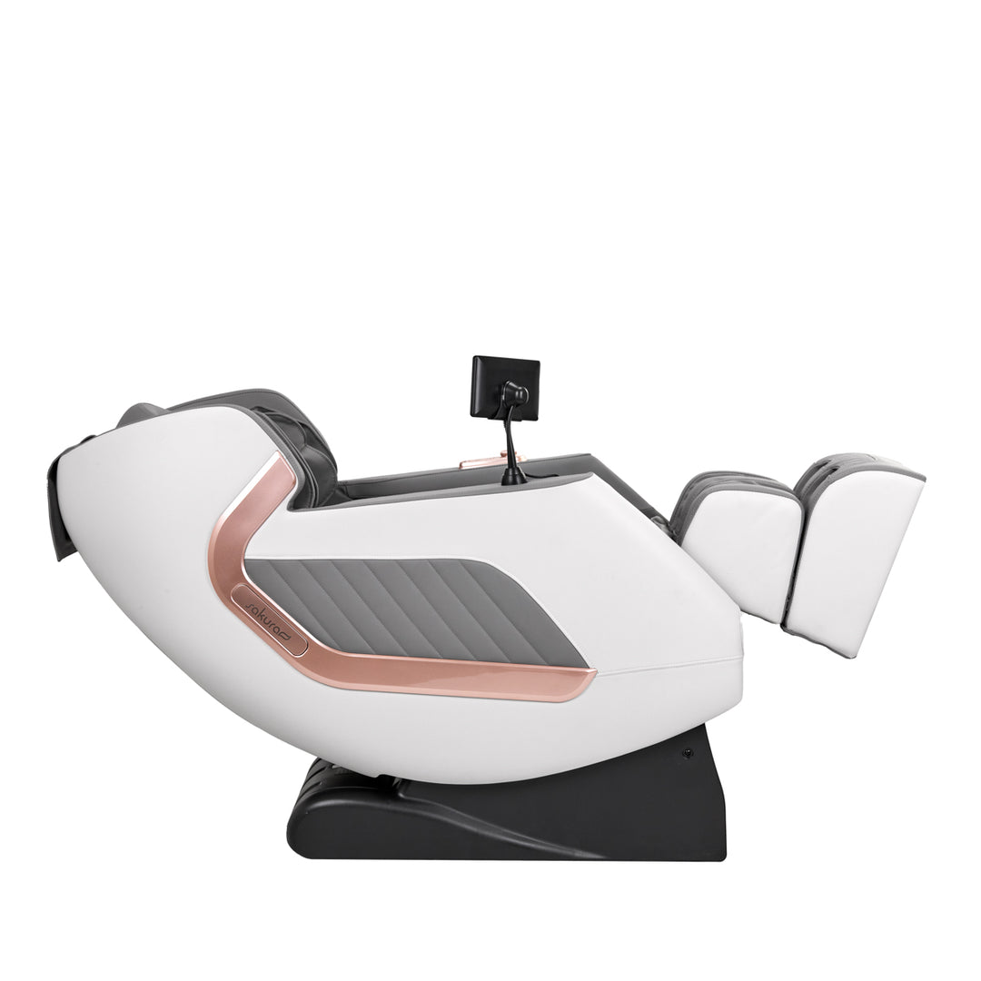 Massagestoel Elektrisch Sakura Classic 802A Wit-Grijs - afbeelding 6