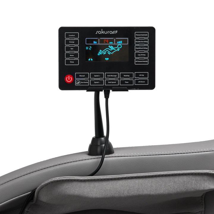 Massagestoel Elektrisch Sakura Classic 305 Grijs - afbeelding 15