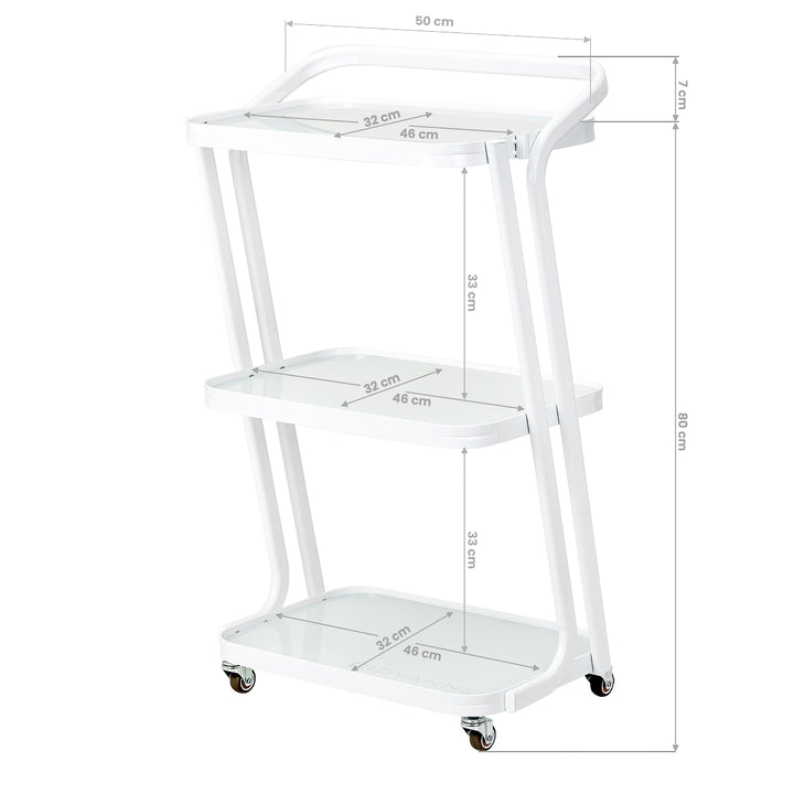 Roltafel Giovanni H6701 Wit - afbeelding 8