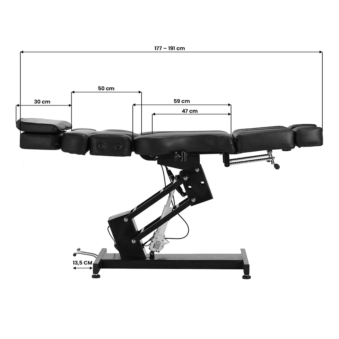 Tattoostoel Elektrisch Pro Ink 3710 1 Motor Zwart - afbeelding 25