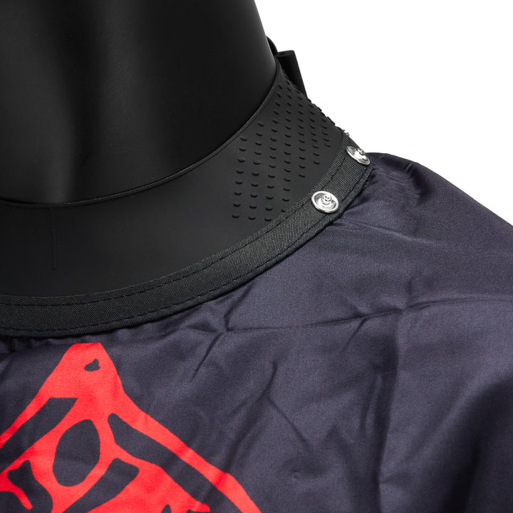 Kapmantel met Rubberen Kraag J-457 Zwart - afbeelding 2