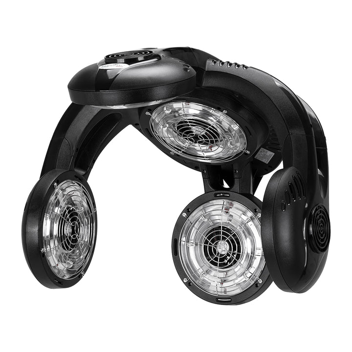 Droogkap met Wandarm Infrazon Gabbiano GD-505W Zwart - afbeelding 2