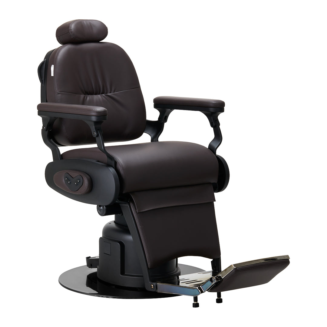 Barberstoel Elektrisch Gabbiano Duke Bruin