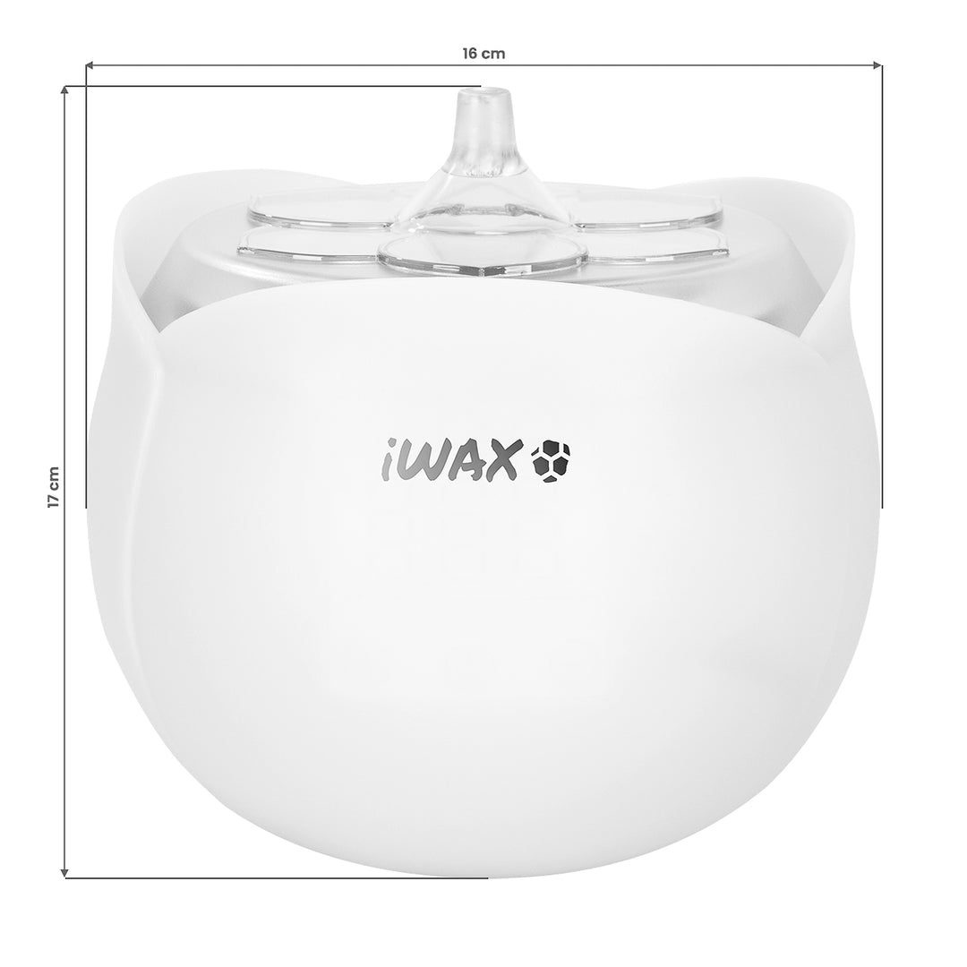 Waxverwarmer Blik iWax Flower Wit - afbeelding 8