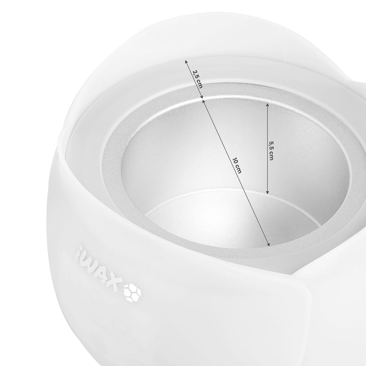 Waxverwarmer Blik iWax Flower Wit - afbeelding 10