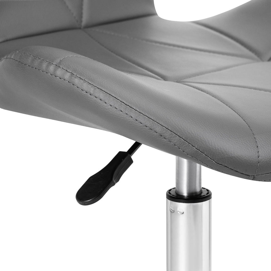 Salonstoel met Wielen Verstelbaar 4Rico QS-06 Grijs - afbeelding 7