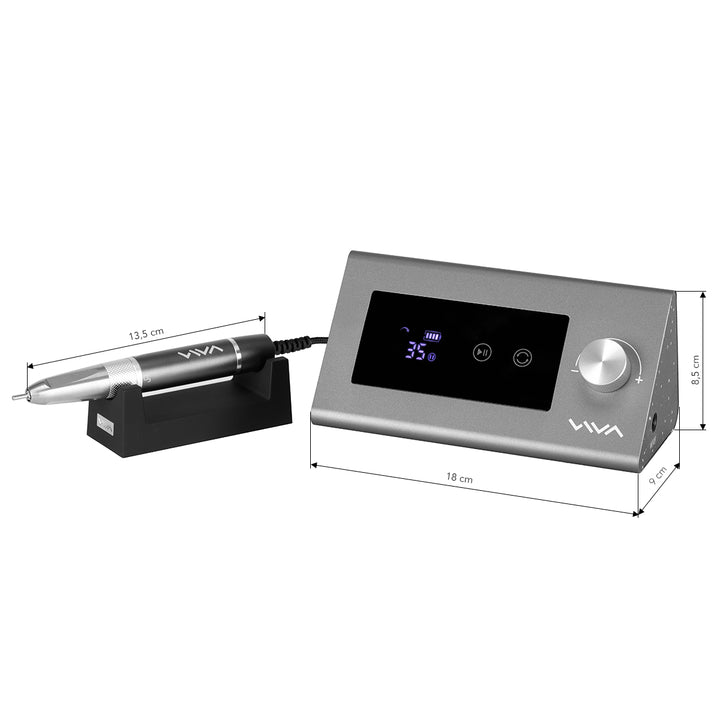 Pedicuremotor Viva Pro 602 Borstelloos Grijs - afbeelding 15