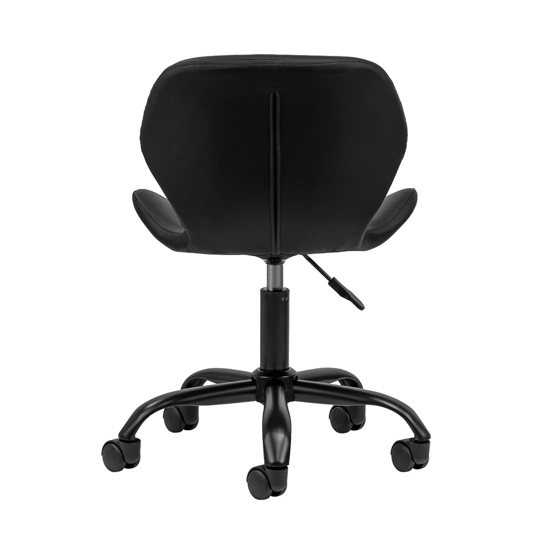Salonstoel met Wielen Verstelbaar 4Rico QS-06 Zwart-Zwart - afbeelding 4