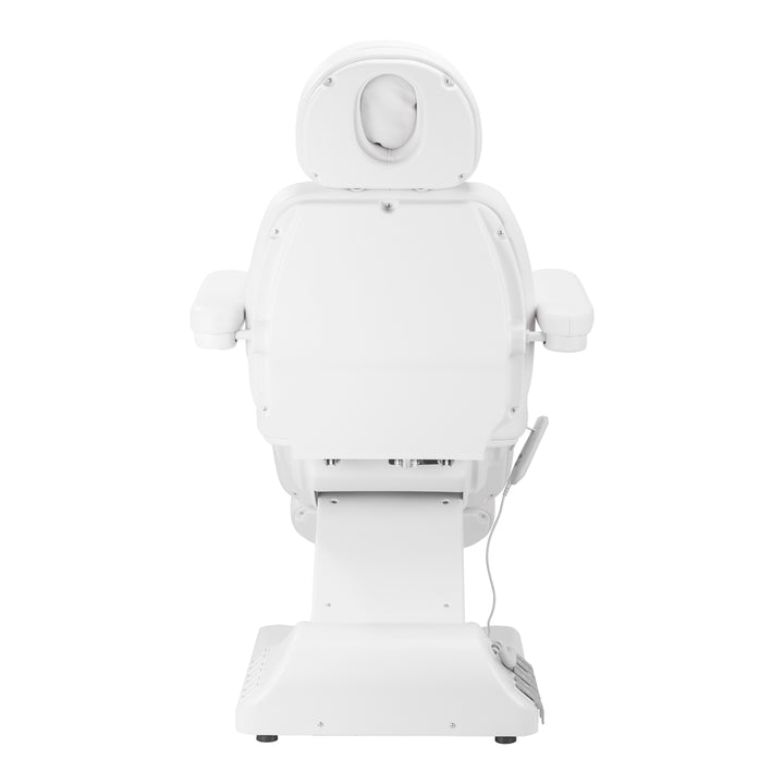 Elektrische Behandelstoel Sillon Luxury 3 Motoren Wit met Voetbediening - afbeelding 3