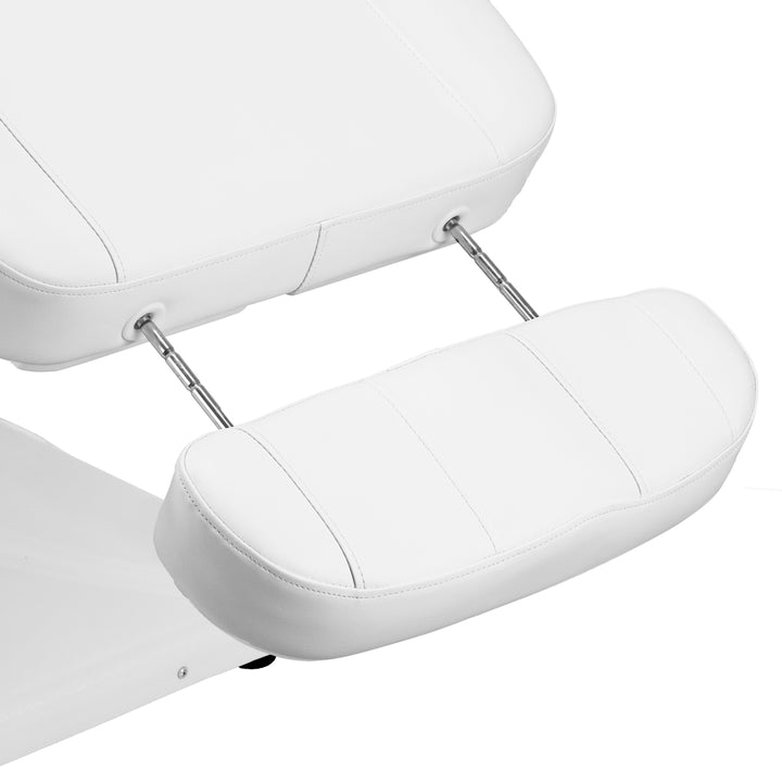 Elektrische Behandelstoel Sillon Luxury 3 Motoren Wit met Voetbediening - afbeelding 12