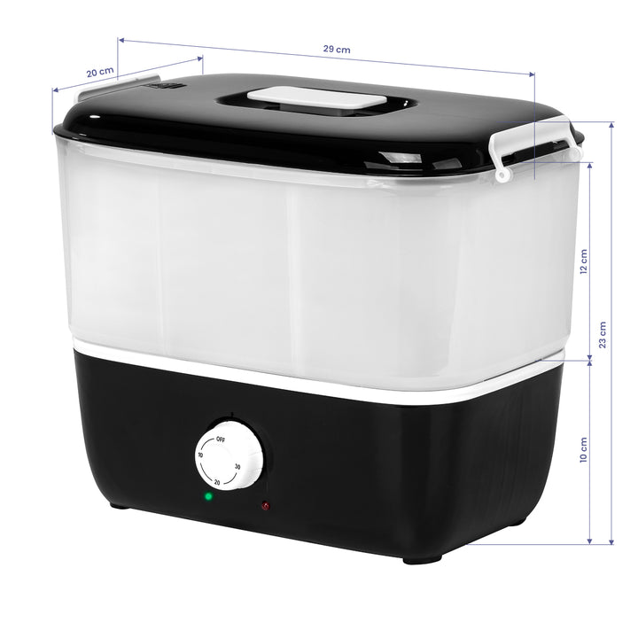 Handdoekwarmer Elegante 10 Zwart - afbeelding 7